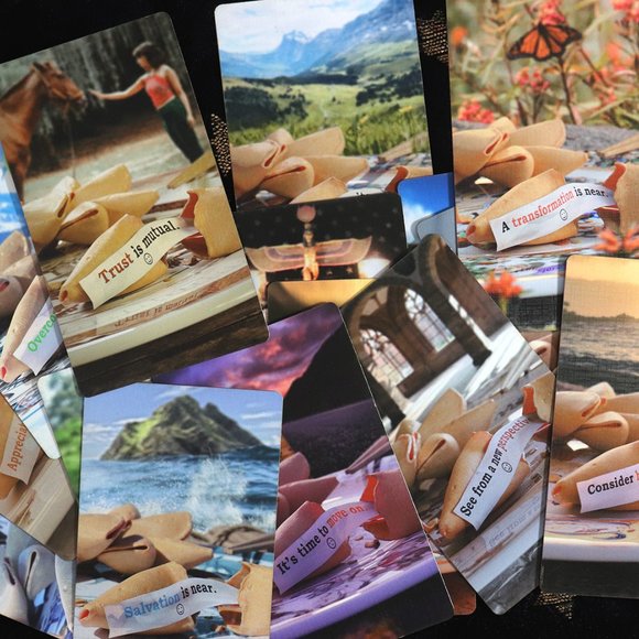 Fortune Cookie Oracle Deck | Spiritual Support | Predictions | 73 Cards | NEW - Picture 4 of 10